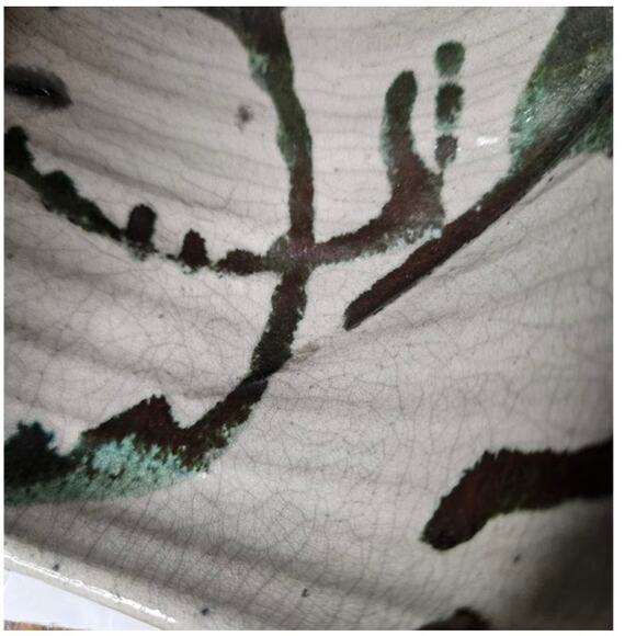 Raku Hand Thrown Coiled Pottery Vase signed JH  5"  1996 Western Style SEE - Picture 9 of 10